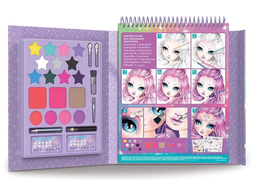 Carte de machiaj creativ Nebulous Stars cu set de cosmetice foto