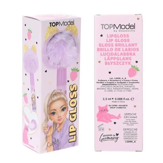 Блеск для губ с помпоном TOPModel Beauty&Me foto