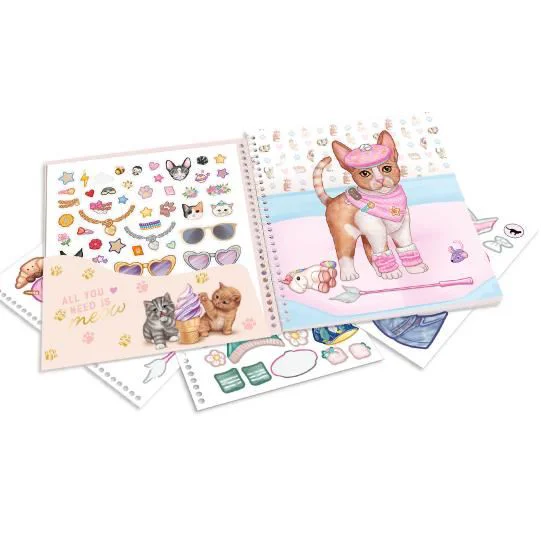 Альбом с наклейками TOPModel Dress Me Up Kitty foto
