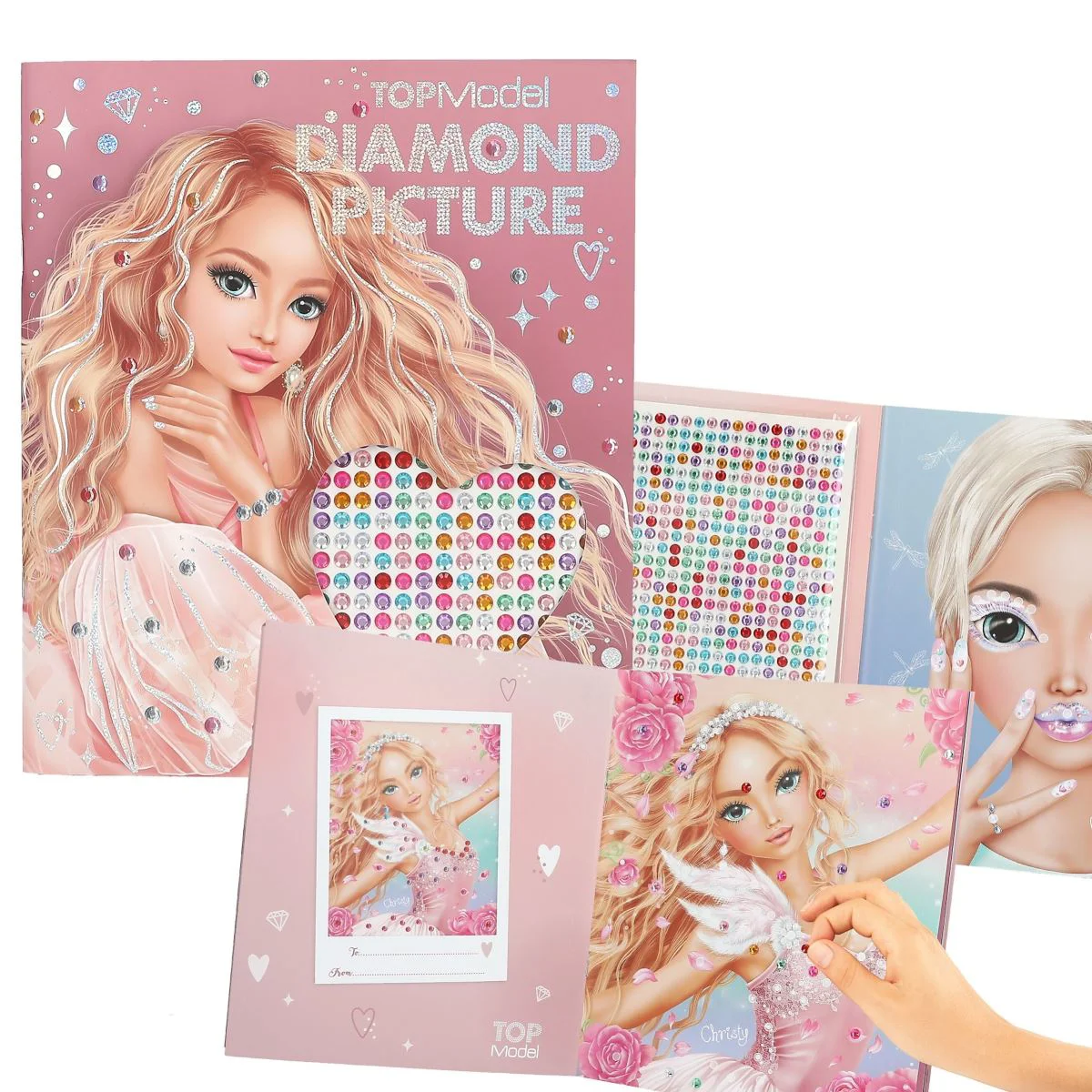 Carte cu autocolante cu cristale TOPModel foto