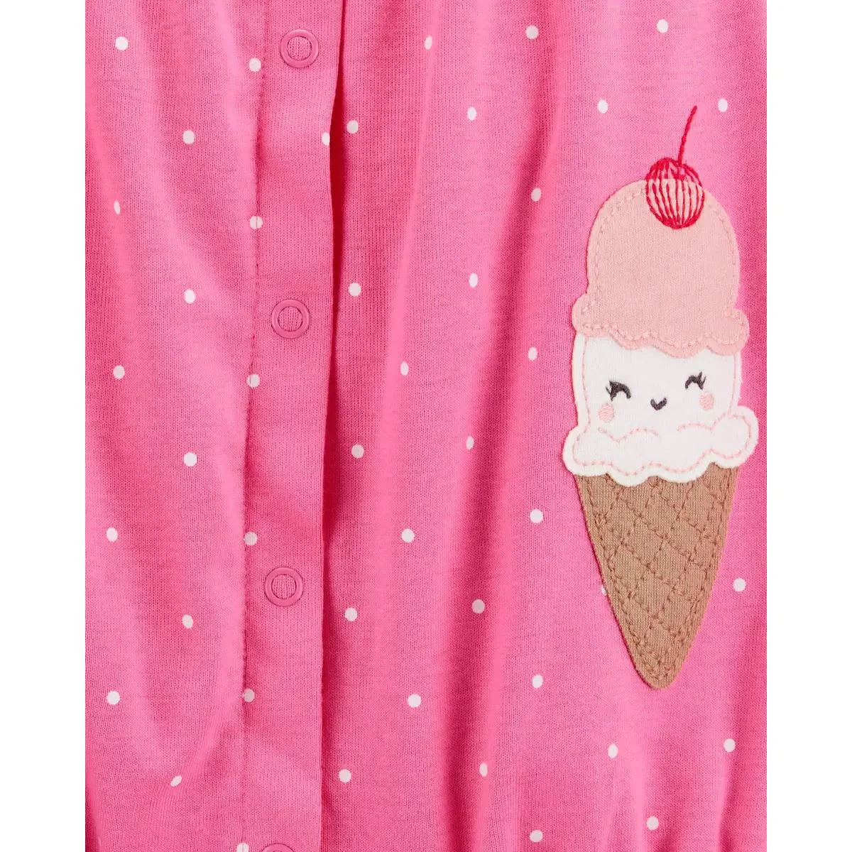 Carter's Salopeta de vara Hot Pink Icecream foto