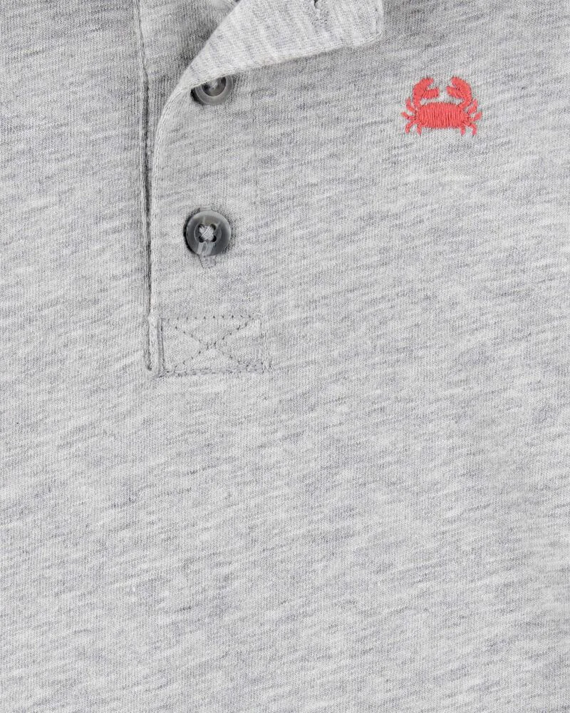 Carter's Летний комбинезон Solid Gray Polo foto