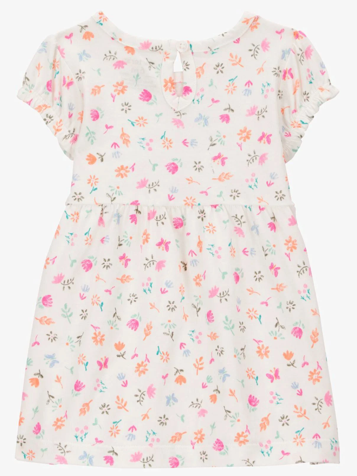 Carter's Set 2 piese Salopeta si rochita Solid Pink-Ditsy Floral foto