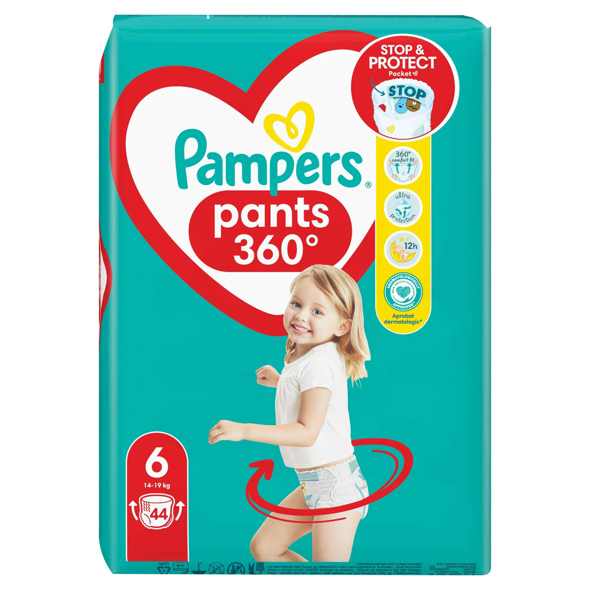 Chilotei Pampers Pants Unisex 6 (14-19 kg), 44 buc. foto