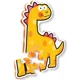 Puzzle Dinozaurul Biggy Puedo, 10 el., in as.