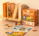 Puzzle 4 in 1 Mideer Anotimpurile padurii, nivelul 2 foto