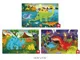 Puzzle 3 in 1 Mideer Era dinozaurilor, nivelul 4 foto