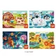 Puzzle 4 in 1 Mideer Animalute foto
