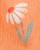 Carter's Set 3 piese Body, tricou si pantaloni scurti Orange Floral foto
