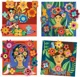 Набор для создания цветочных коллажей Djeco Coyoacan Coyoacan by Frida Kahlo