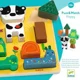 Puzzle din lemn Djeco Puzz & Match Happy foto
