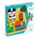 Puzzle din lemn Djeco Puzz & Match Happy foto