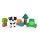 Puzzle din lemn Djeco Puzz & Match Happy foto