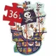 Puzzle gigant Djeco Corabia Piratilor, 36 el. foto