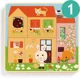 Puzzle din lemn in 3 nivele Djeco Cabana Iepurasului foto