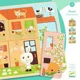 Puzzle din lemn in 3 nivele Djeco Cabana Iepurasului foto