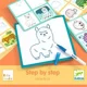 Игра Djeco Учимся рисовать животных шаг за шагом Lama & Co