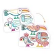 Set de colorat Djeco Colour Reveal Wild Families foto