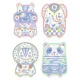 Set de colorat Djeco Colour Reveal Wild Animals foto