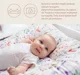 Мягкий пеленальный коврик Ceba Baby Basic Spots, 75x72 см