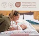 Мягкий пеленальный коврик Ceba Baby Basic Spots, 75x72 см