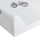 Твёрдый двухсторонний пеленальный коврик Ceba Baby Comfort Retro Cars, 70x50 см