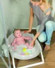 Cadita pliabila OK Baby Onda Slim Alba
