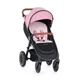 Salteluta pentru carucior Petite&Mars Foamy Pink Rainbow