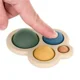 Jucarie anti-stress din silicon Petite&Mars Chill Out Misty Green (6+ luni)