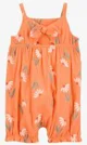 Carter's Salopeta pentru fetite Orange Floral foto