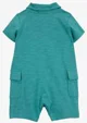 Carter's Salopeta de vara Solid Turquoise Polo foto