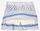 Carter's Fustita de in Faux Linen Blue Stripe foto