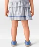 Carter's Fustita de in Faux Linen Blue Stripe foto