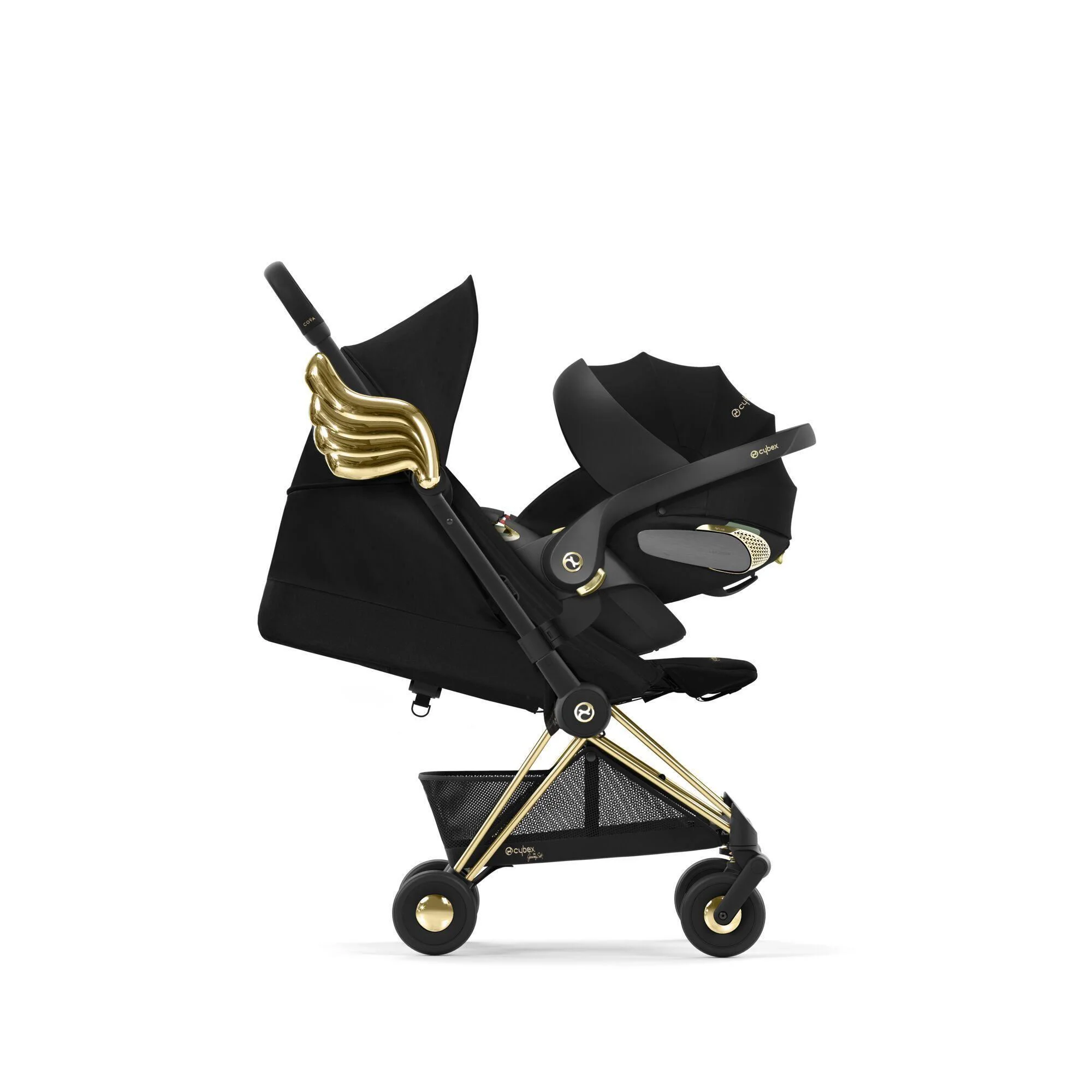 Carucior de plimbare Cybex Coya Jeremy Scott Wings Black foto