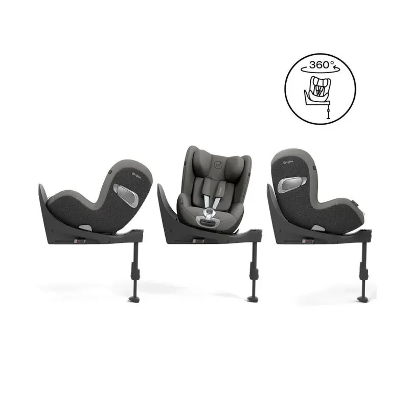 Scaun auto Cybex Sirona T Mirage Grey, 45-105 cm foto