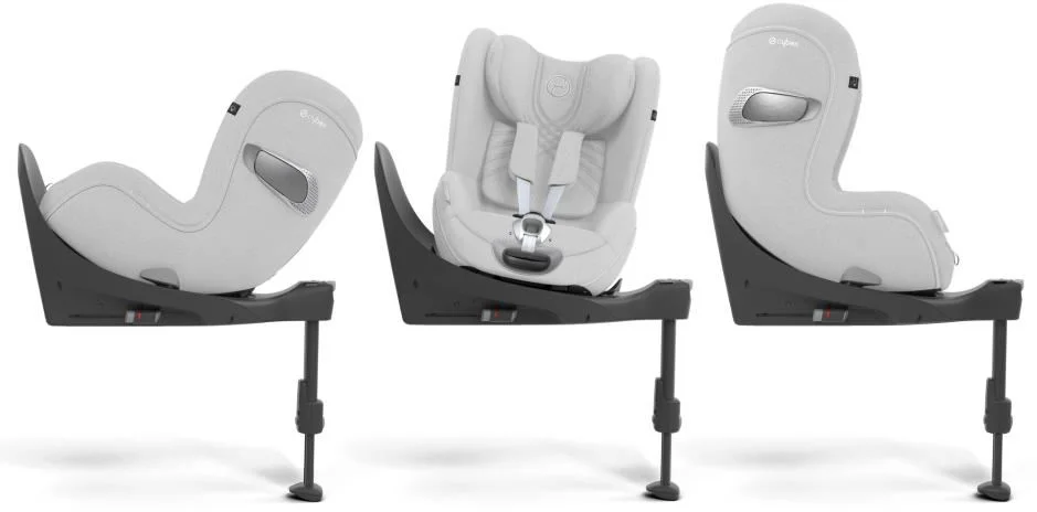 Автокресло Cybex Sirona T Plus Platinum White, 45–105 см foto