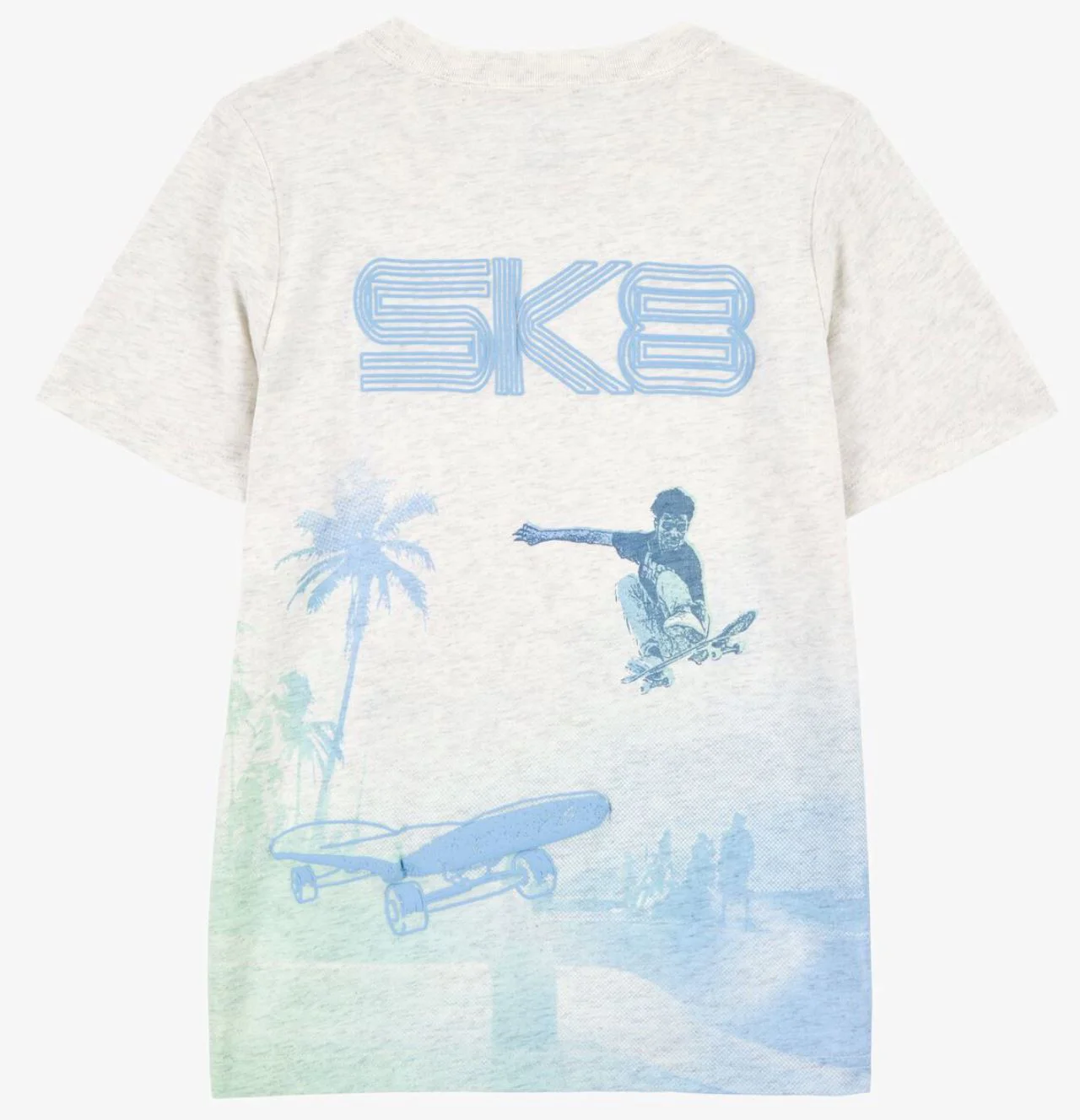 Carter's Tricou Grey Skateboard foto