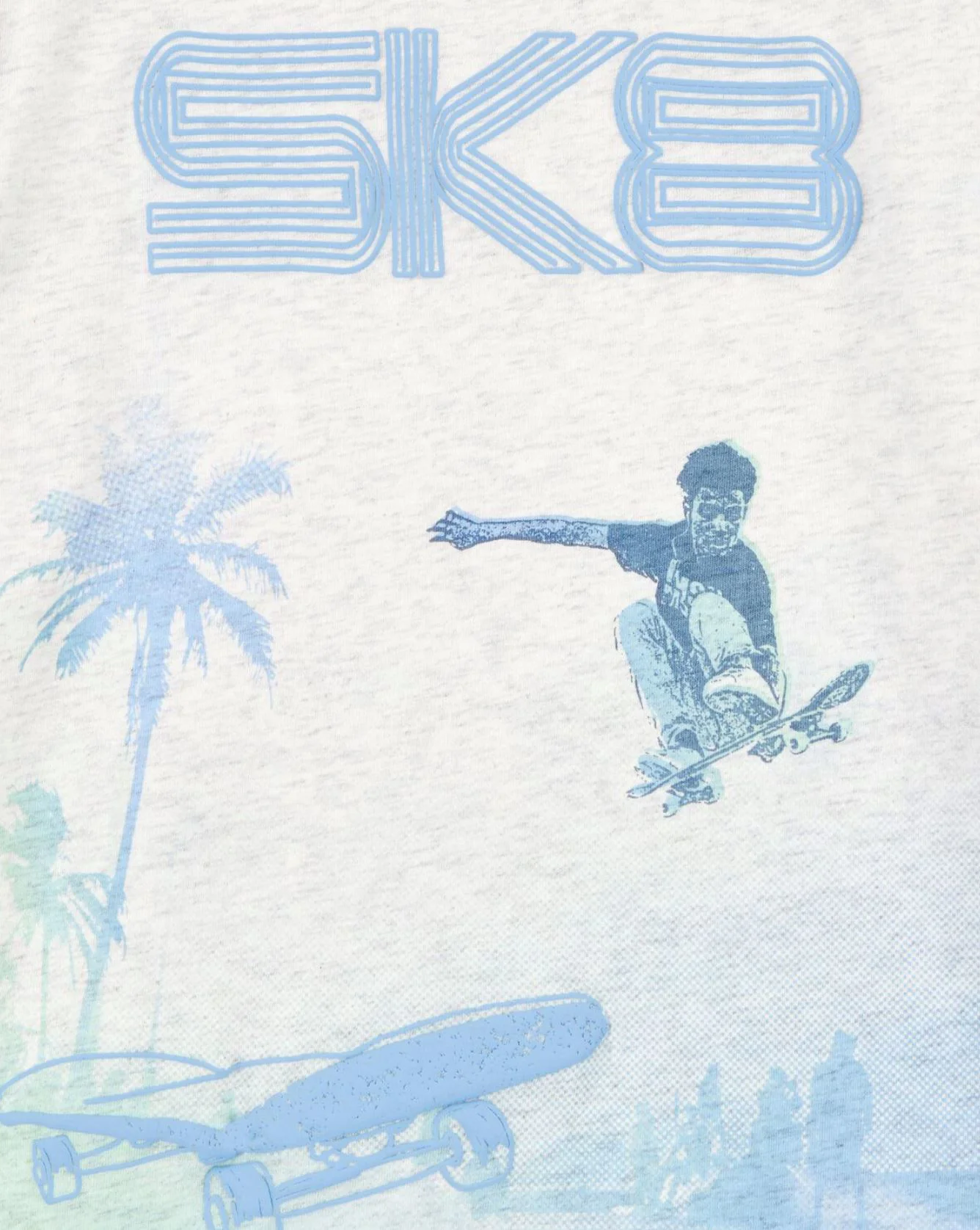 Carter's Tricou Grey Skateboard foto
