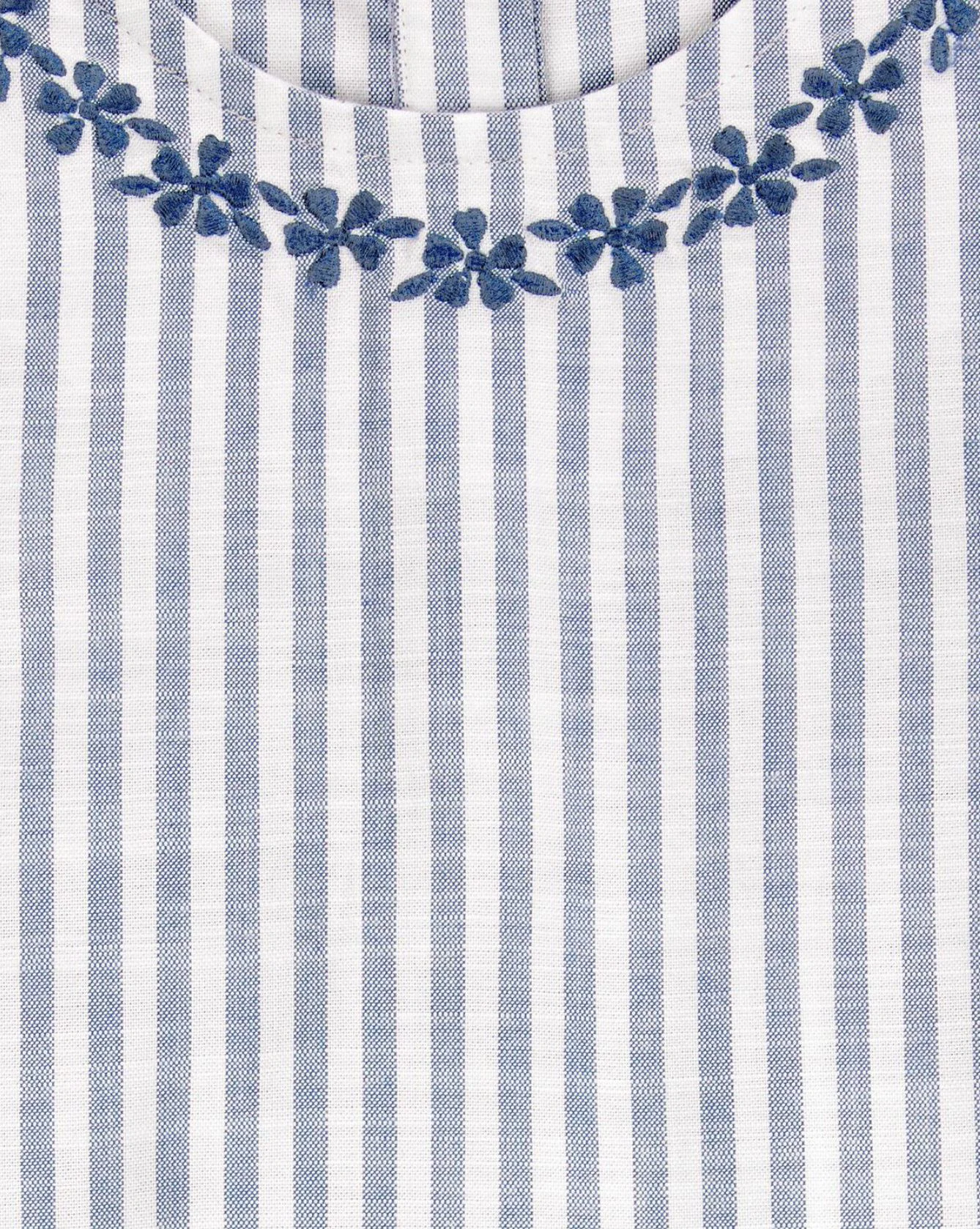Carter's Кофта Woven Tank Blue Stripe foto