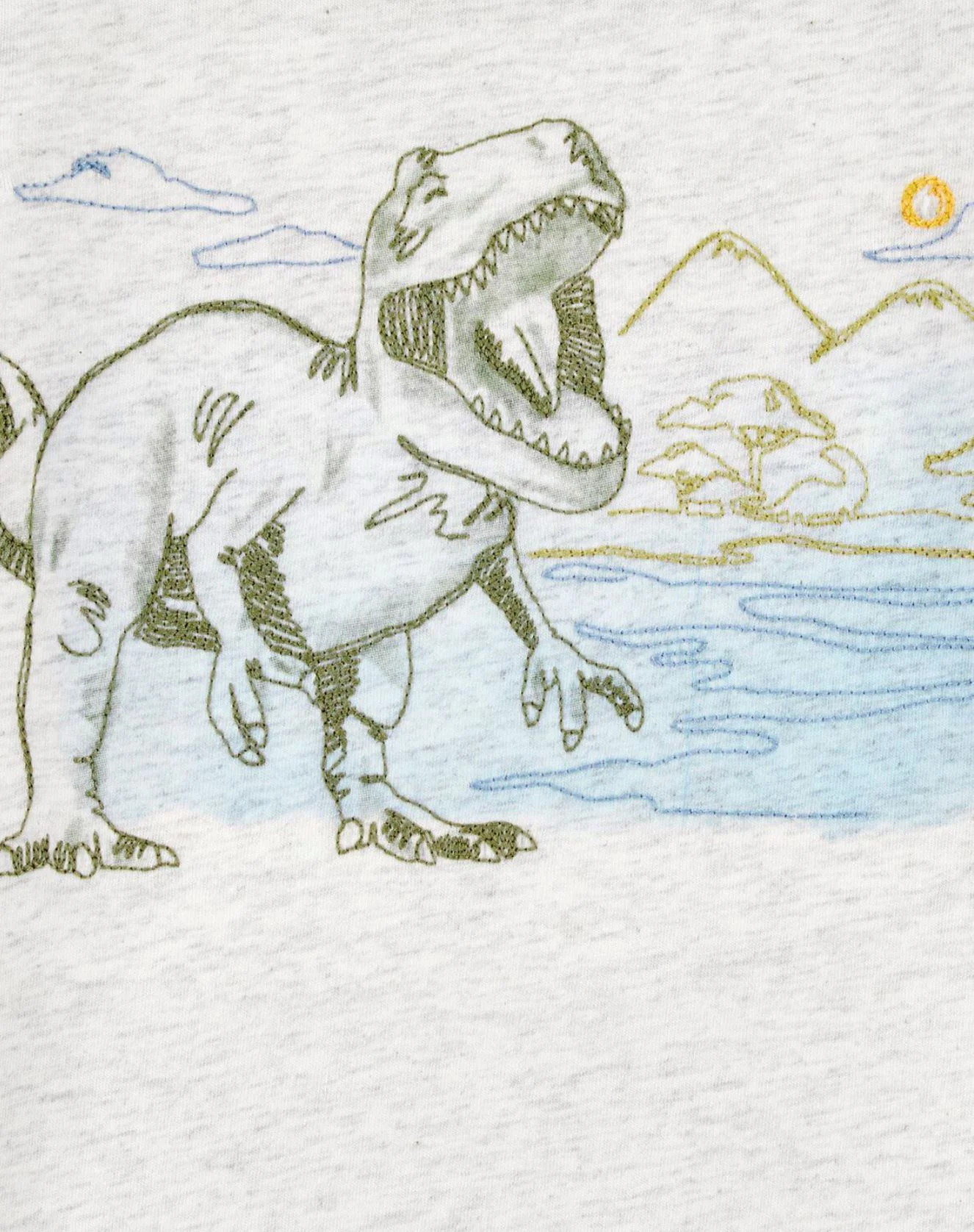 Carter's Tricou Grey Dino foto