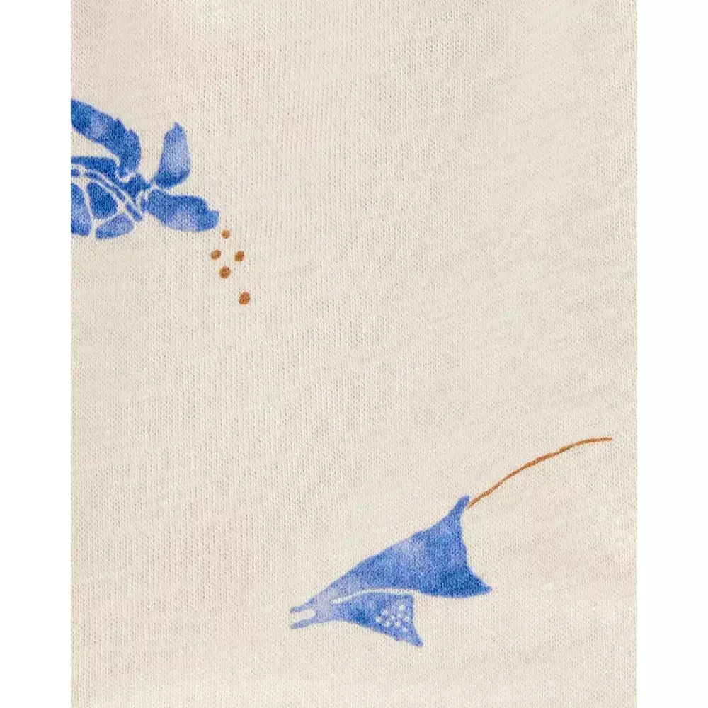 Carter's Pantaloni scurti Ivory Sea Print foto