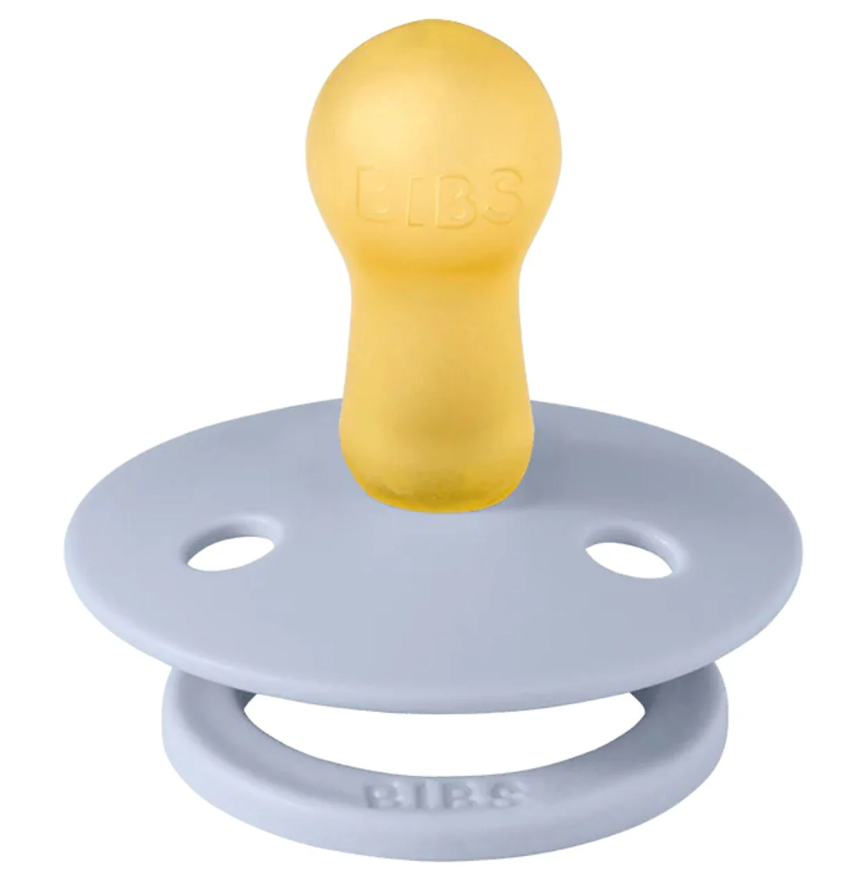 Suzeta rotunda din latex BIBS Studio Colour Flower Child - Dusty Blue (0-6 luni) foto