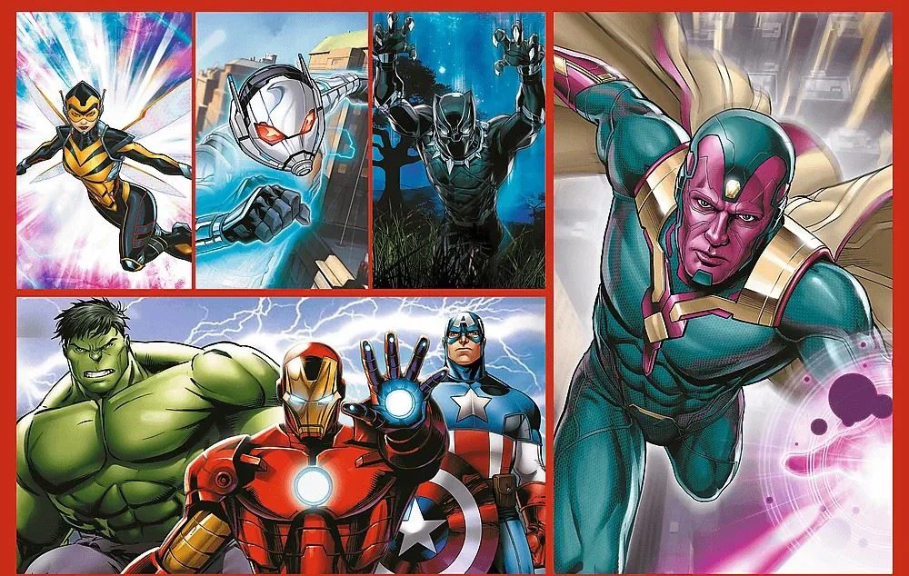 Puzzle Trefl Become a hero The Avengers, 2x70 el. foto