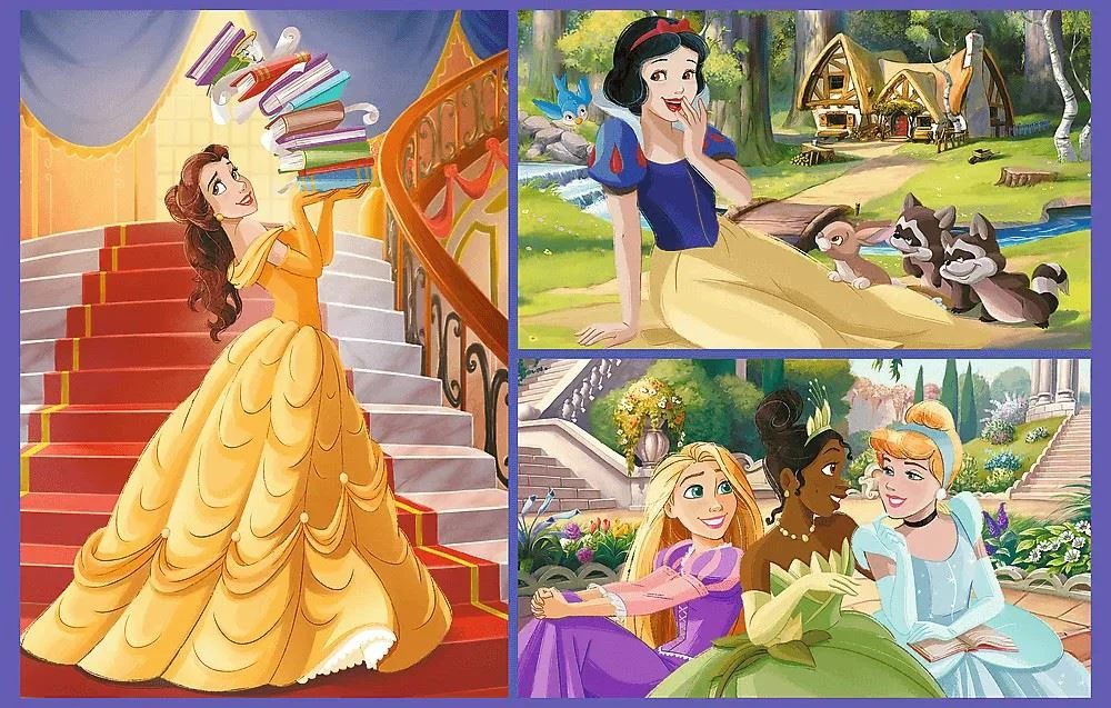 Puzzle Trefl Fairy tale days Disney Princess, 2x70 el. foto