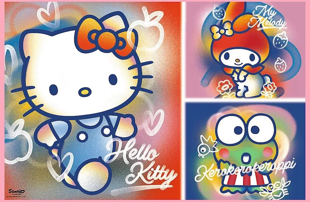 Puzzle Trefl Hello Kitty and friends, 2x200 el. foto