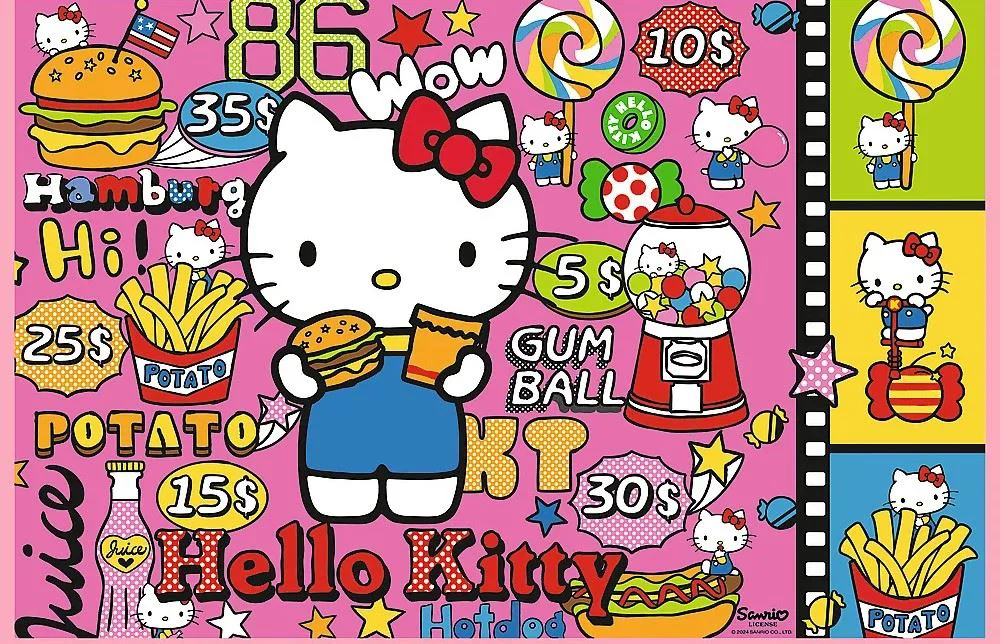 Puzzle Trefl Hello Kitty and friends, 2x200 el. foto