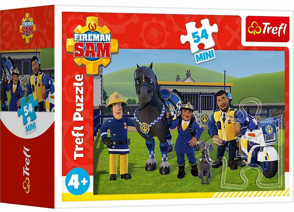 Puzzle Trefl Mini Fireman Sam on standby, 54 el. foto