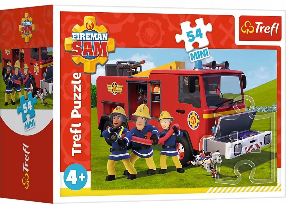 Puzzle Trefl Mini Fireman Sam on standby, 54 el. foto