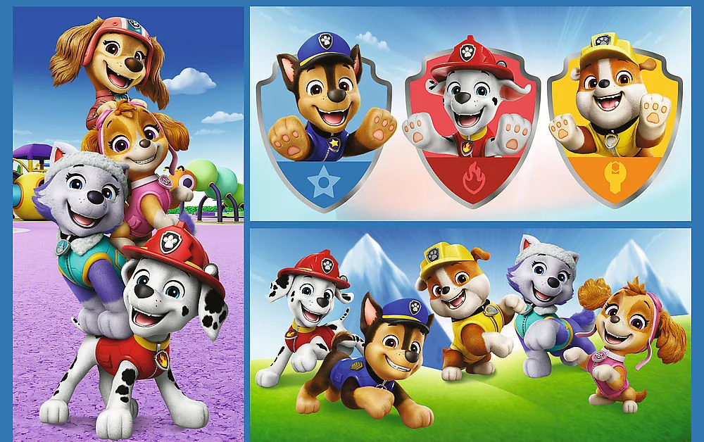 Puzzle Trefl Paw Patrol rules, 2x70 el. foto