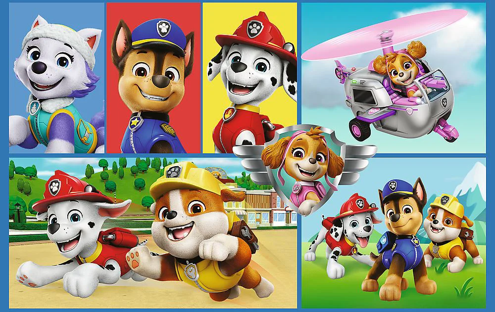 Puzzle Trefl Paw Patrol rules, 2x70 el. foto